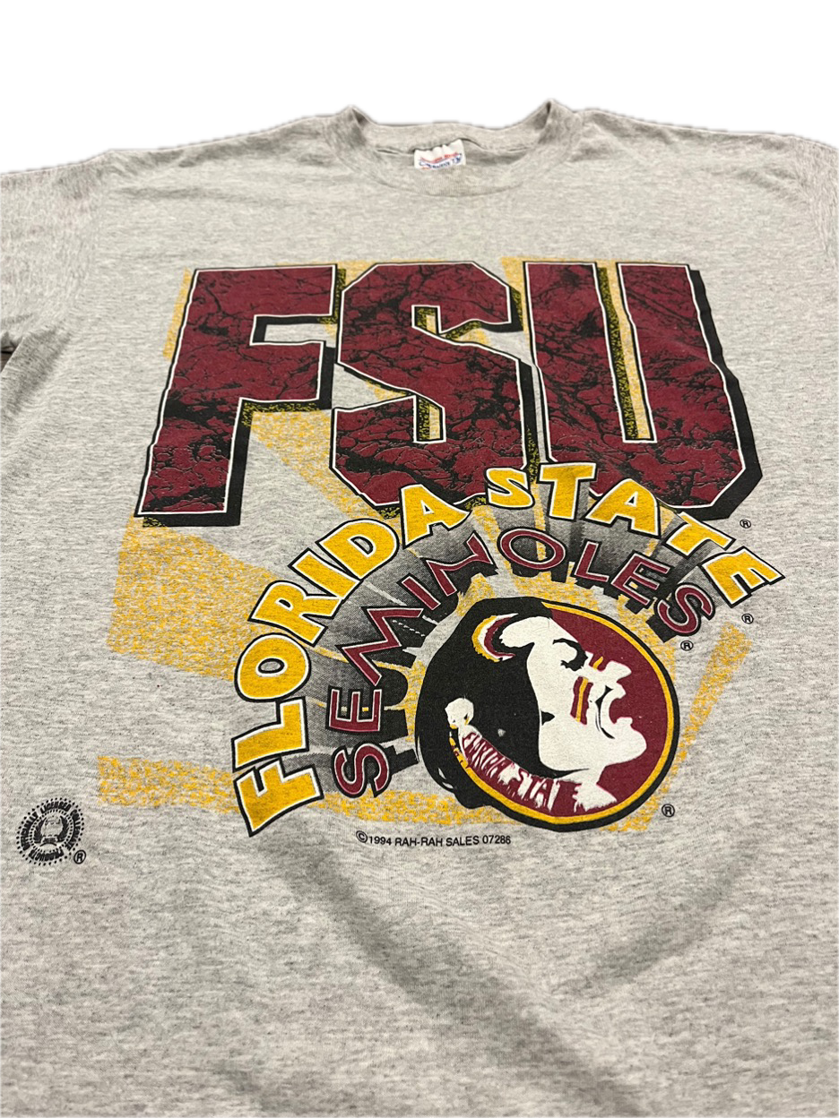 (L) 1994 FSU Seminoles Front Graphic Single Stitch Tee