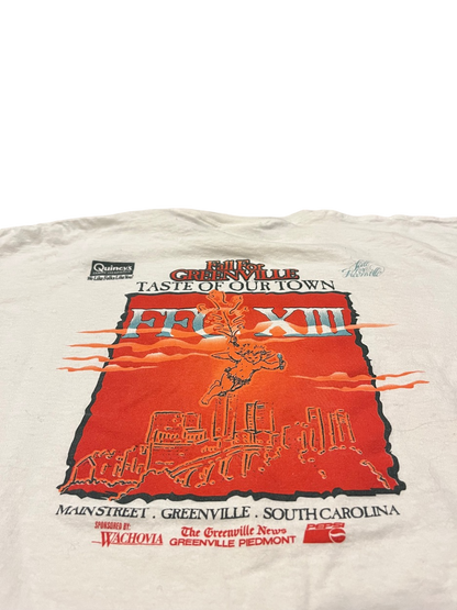 (L) 1995 Duck Head Fall For Greenville Single Stitch Tee