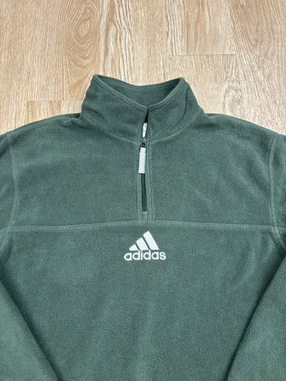 Y2K Adidas Fleece Quarter-Zip Jacket