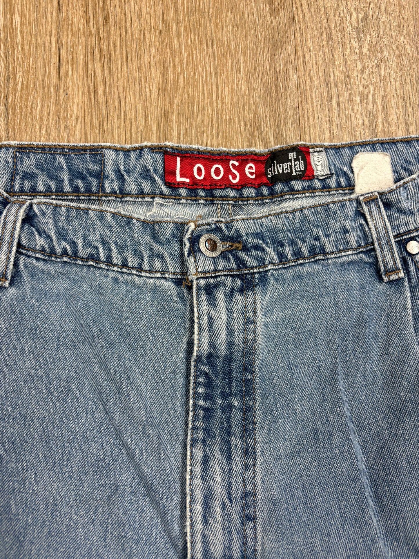 1990s Levi’s Silver Tab Loose Light Wash Jeans