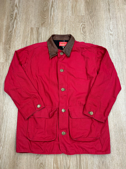 1990s Marlboro Country Store Leather-Collared Chore Coat