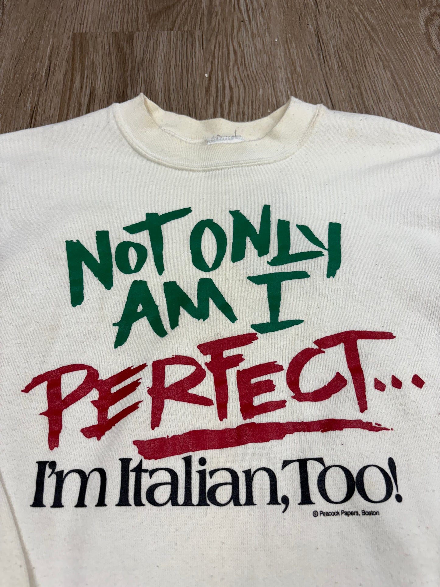 1990s Funny Italian Crewneck