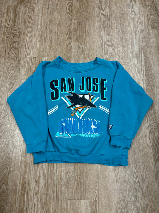 1991 San Jose Sharks Crewneck