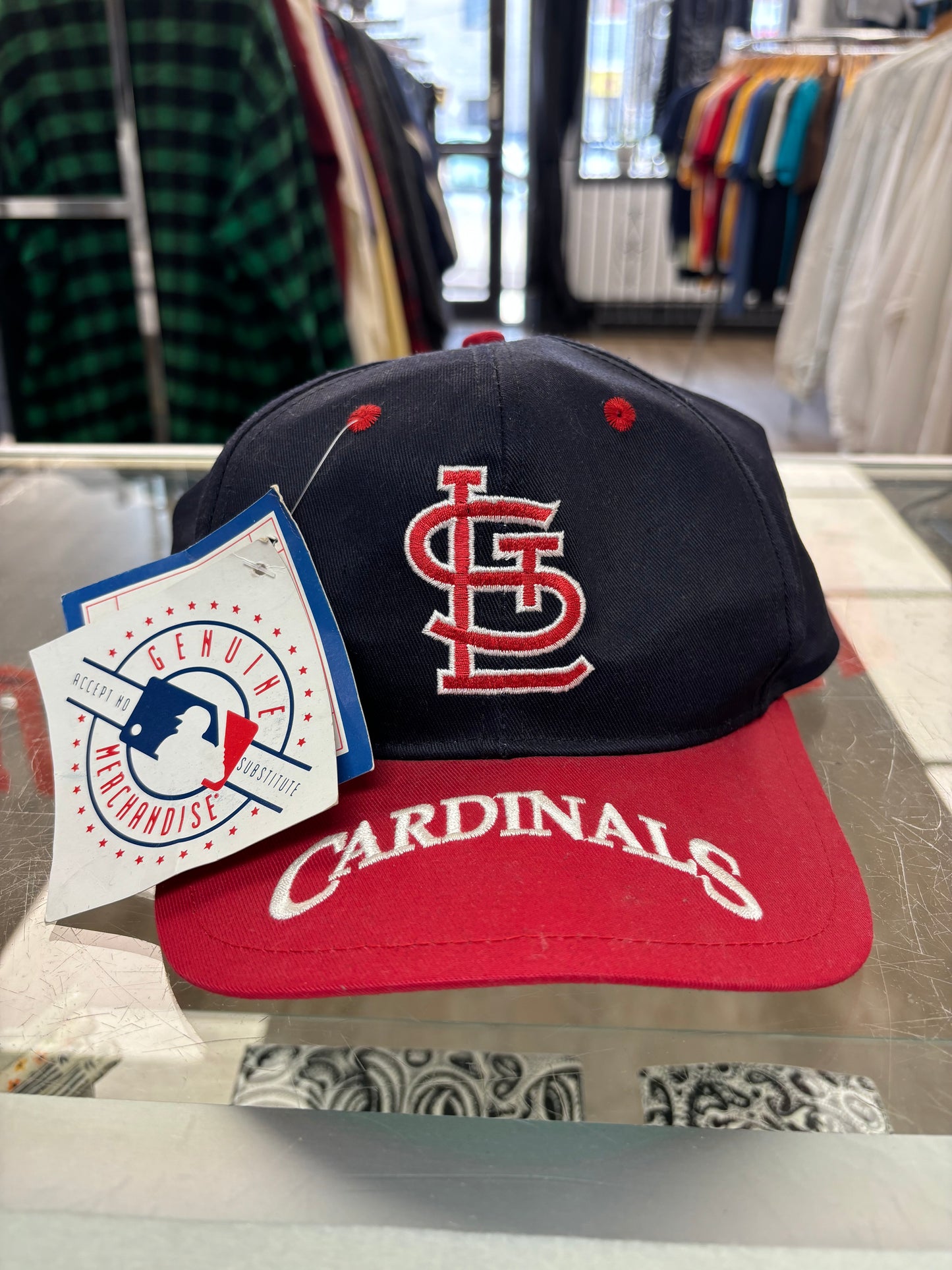 1990s St. Louis Cardinals MLB Embroidered Snap-Back Hat W/ Tags
