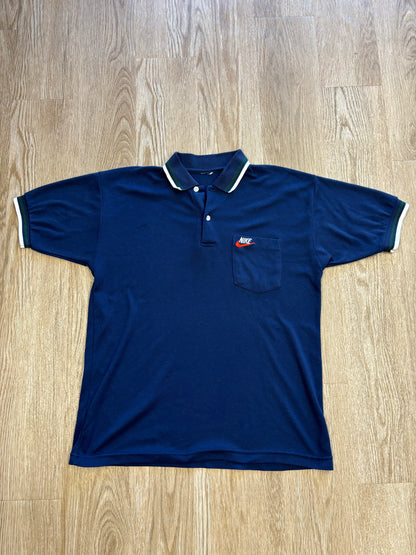 1980s Nike Embroidered Pocket Polo Shirt