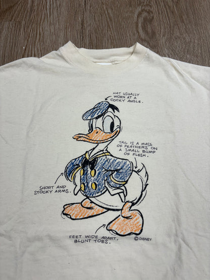 1990s Donald Duck Anatomy Tee