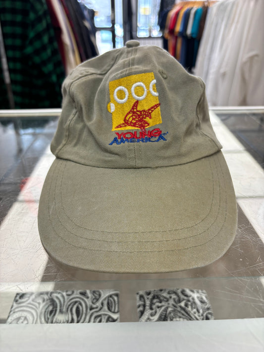 1990s Young America Shark Strap-Back Hat
