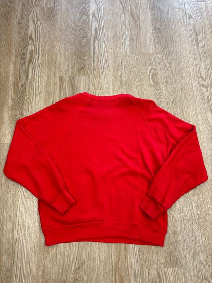 1980s Great Wall of China Raglan-Cut Crewneck