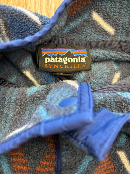 2017 Patagonia Synchilla Aztec Pattern Fleece Jacket RARE