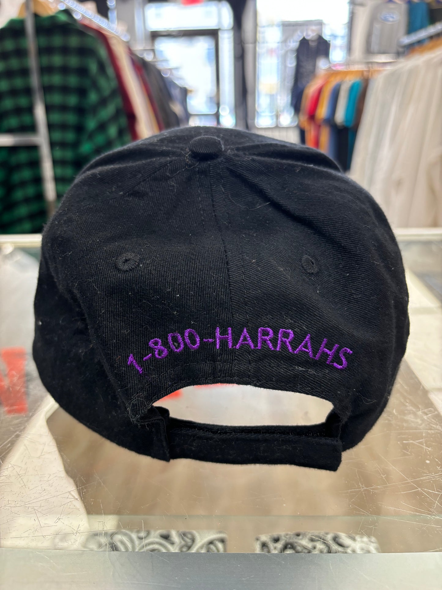 Y2K Harrah’s Casino Embroidered Strap-Back Hat