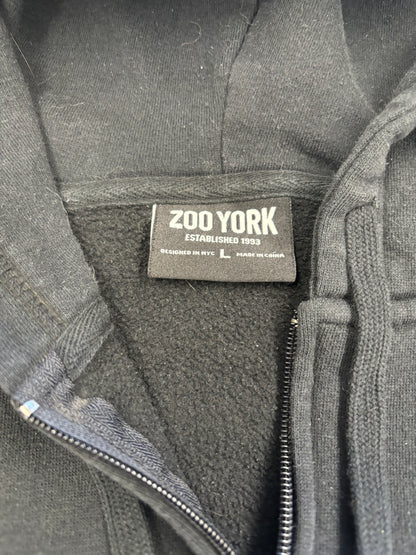 Y2K Zoo York Embroidered Zip-Up Hoodie