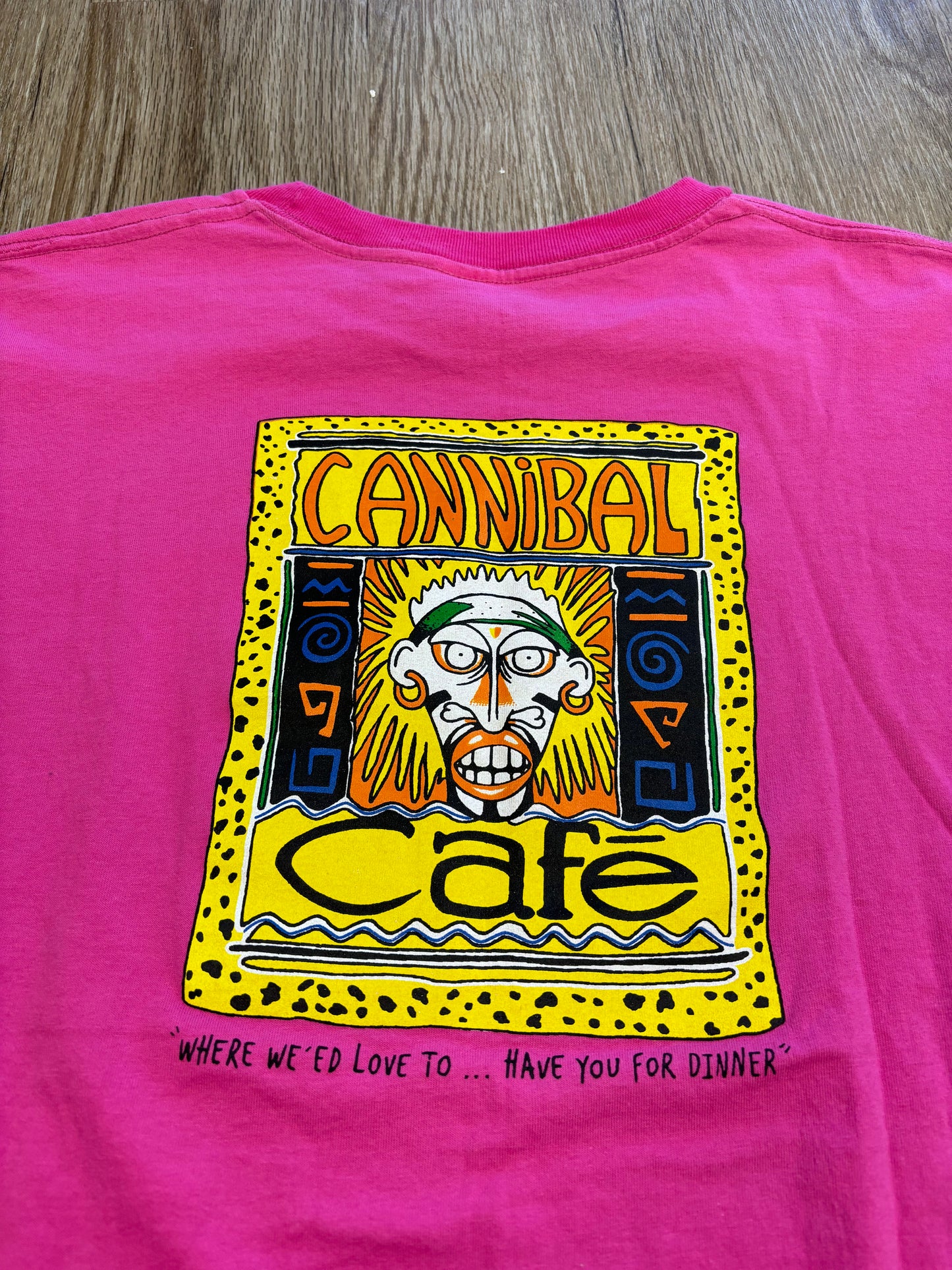 1990s “Cannibal Cafe” Risqué Tee