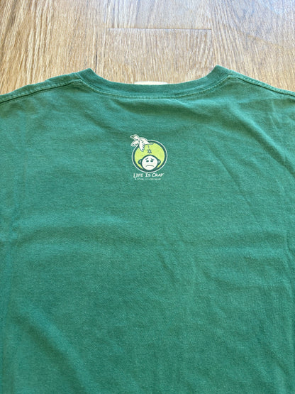 Y2K “Life is Crap” Life is Good Beer Keg Parody Tee