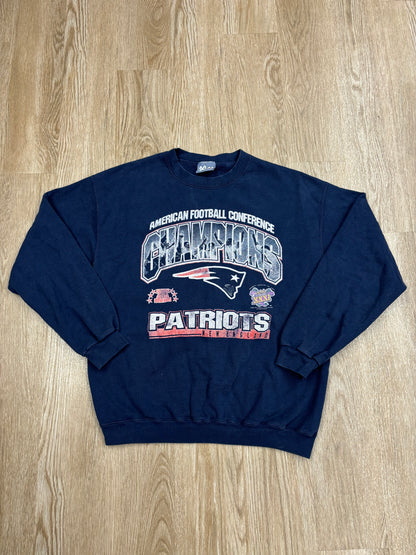1997 New England Patriots AFC Champs Crewneck