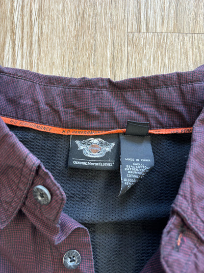 2010 Harley Davidson Skull Button-Up Shirt