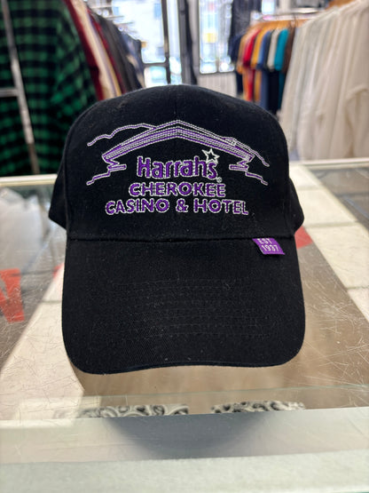 Y2K Harrah’s Casino Embroidered Strap-Back Hat