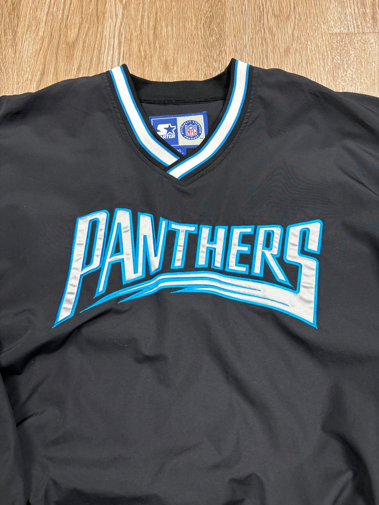 1990s Starter Carolina Panthers Embroidered Windbreaker Jacket