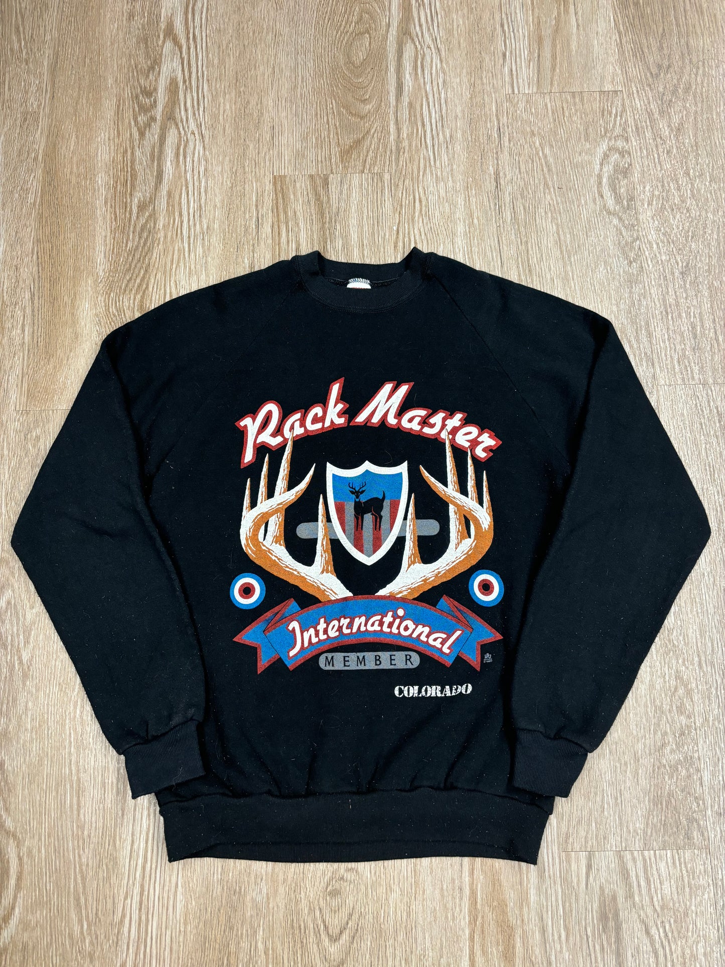 1980s Rack Master International Raglan-Cut Crewneck