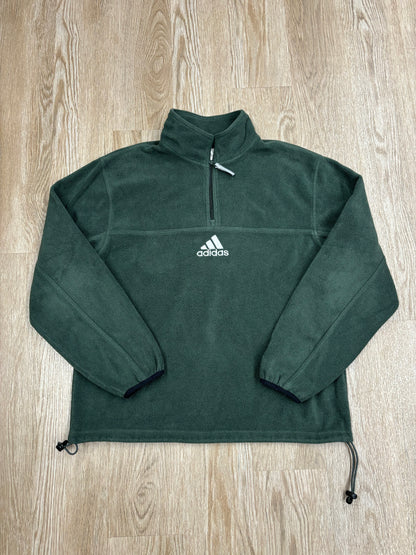 Y2K Adidas Fleece Quarter-Zip Jacket