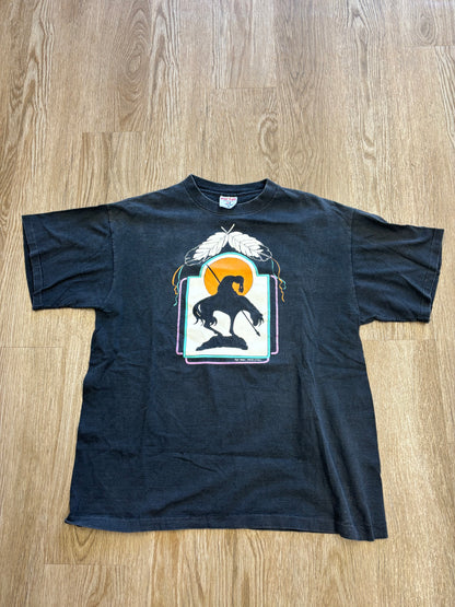 1990 Faded Native American Art Tee