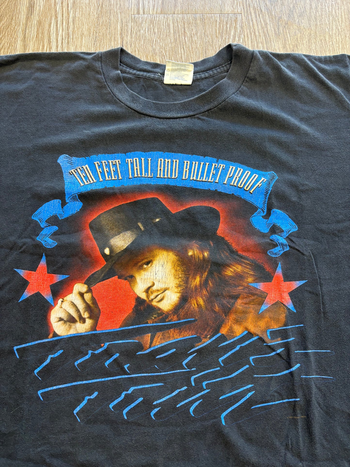 1996 Travis Tritt Country Tour Faded Black Tee