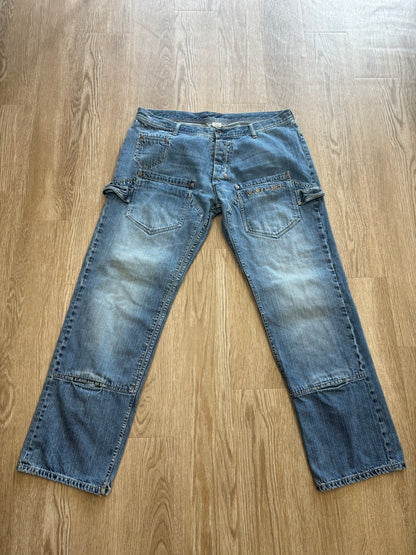 Y2K Evisu Multi-Pocket Jeans