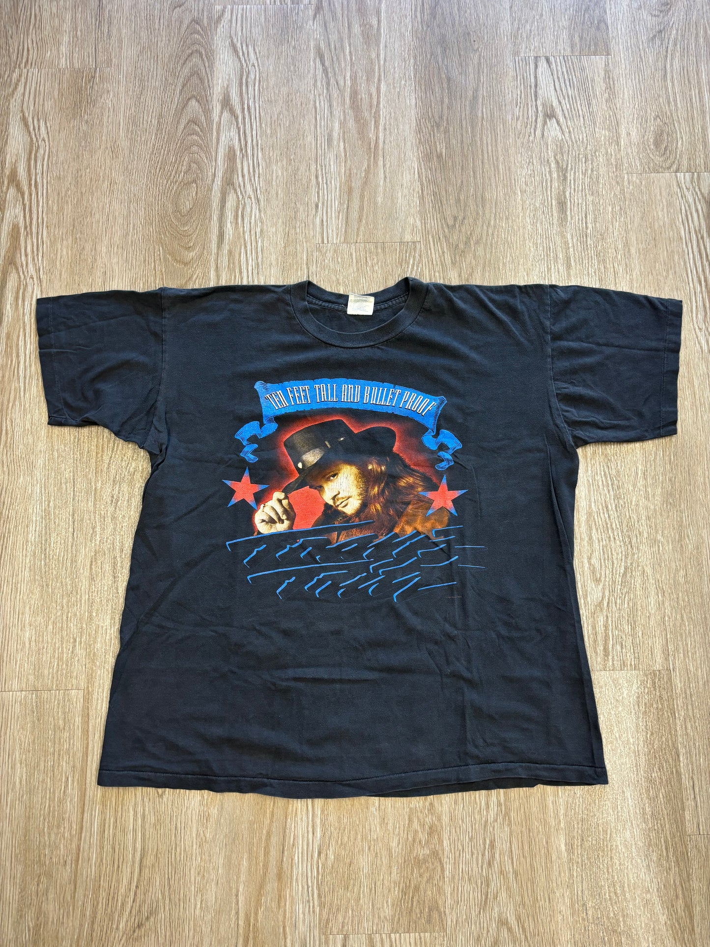 1996 Travis Tritt Country Tour Faded Black Tee