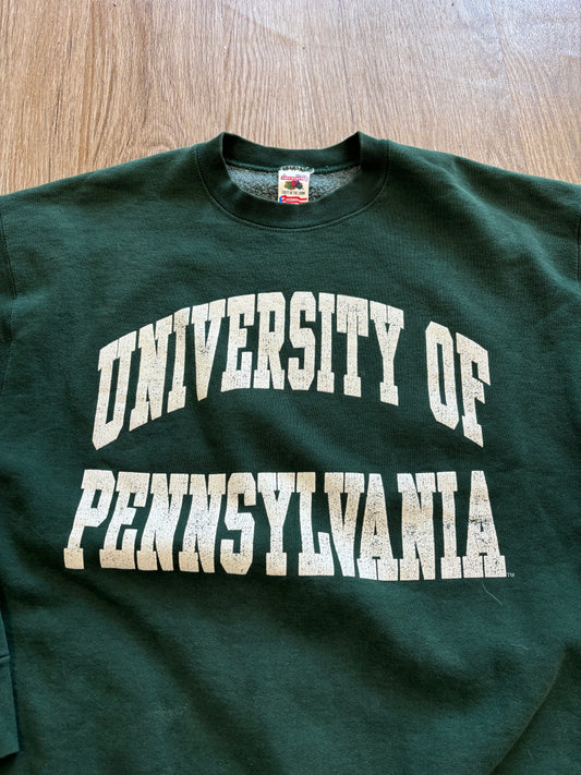 1990s University of Pennsylvania Arc-Logo Crewneck