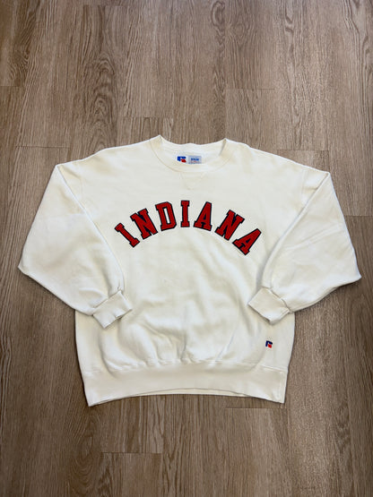 1990s Russell Athletic Indiana University Embroidered Crewneck