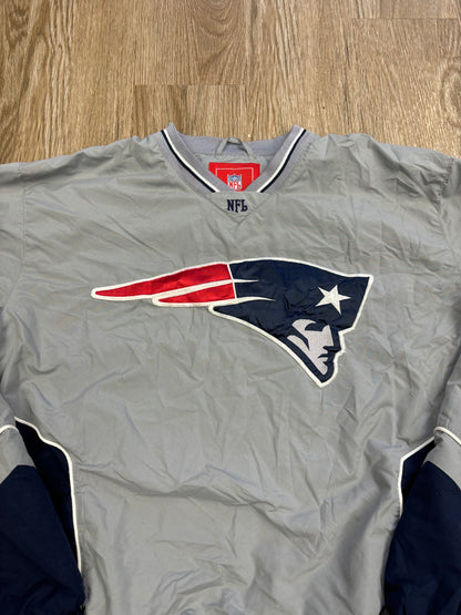 Y2K New England Patriots NFL Windbreaker Jacket