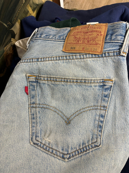 1990s Levi’s 501 XX Light-Wash Jeans
