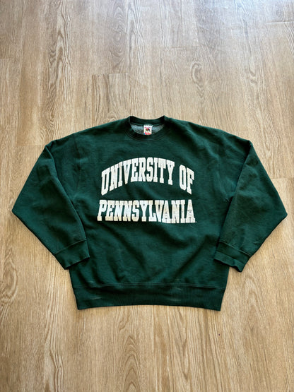 1990s University of Pennsylvania Arc-Logo Crewneck