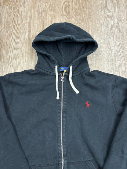 Y2K Polo Ralph Lauren Thermal-Lined Zip-Up Hoodie