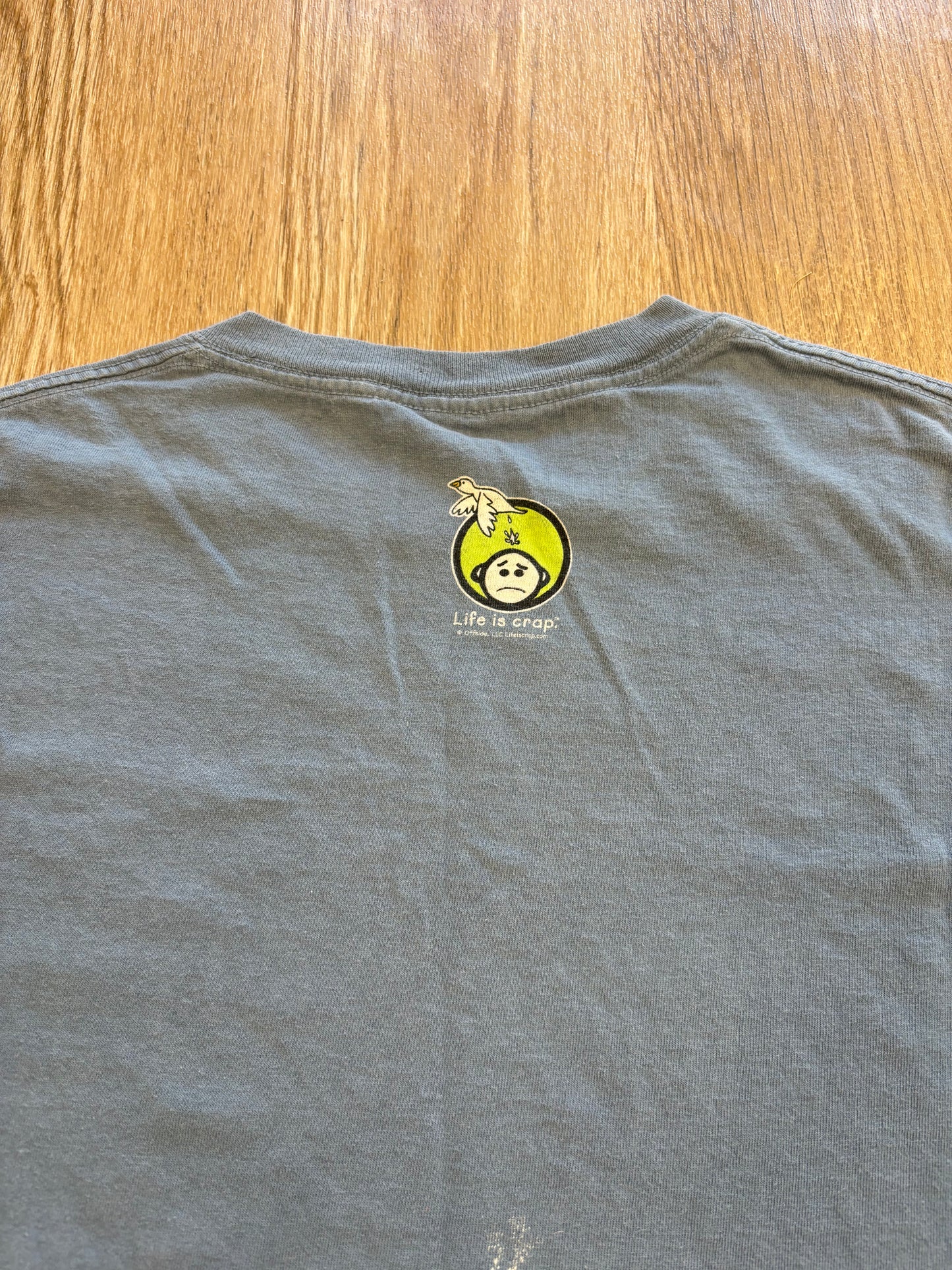 Y2K “Life is Crap” Life is Good Dog Parody Tee