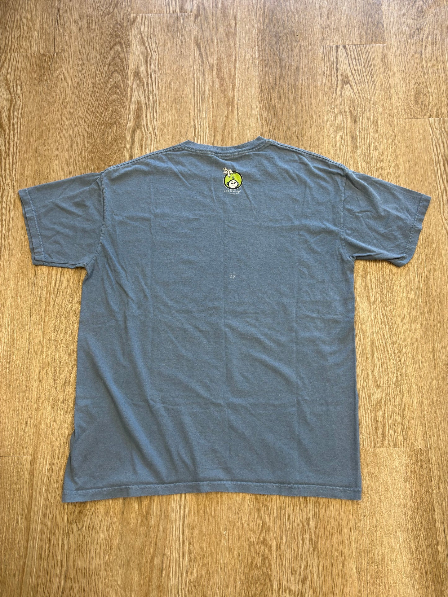 Y2K “Life is Crap” Life is Good Dog Parody Tee