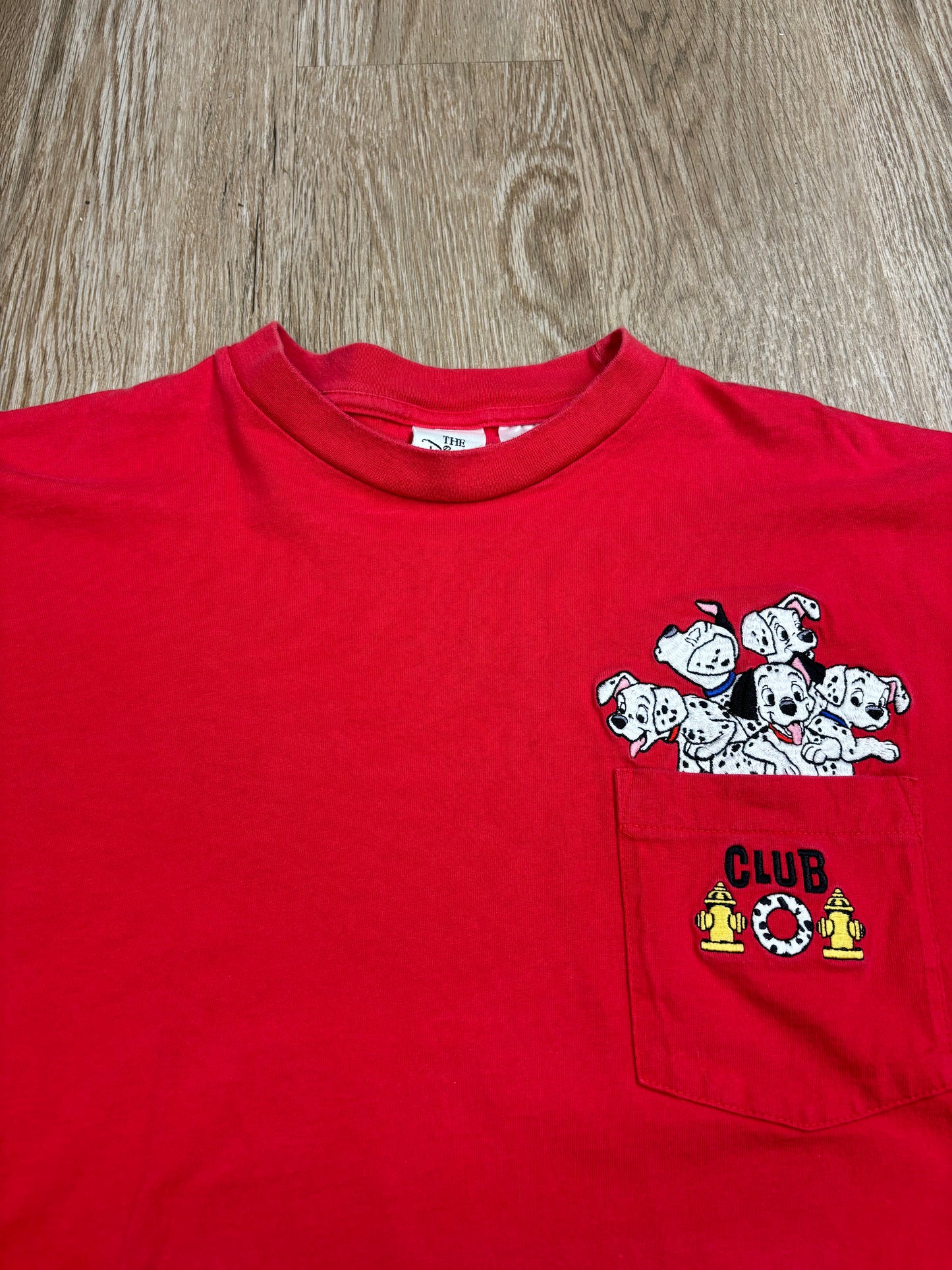 1990s 101 Dalmatians Embroidered Pocket Tee