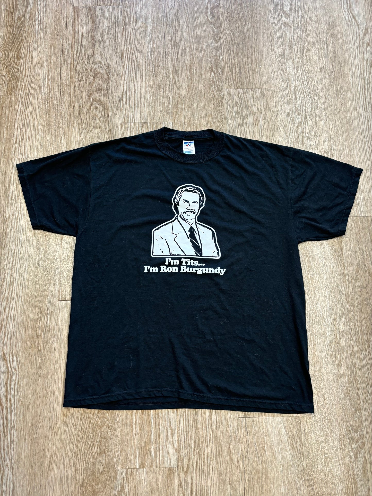 Y2K Anchorman Will Ferrell Raunchy Movie Promo Tee