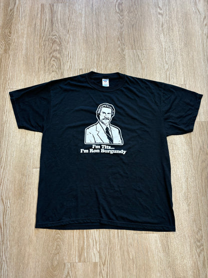 Y2K Anchorman Will Ferrell Raunchy Movie Promo Tee