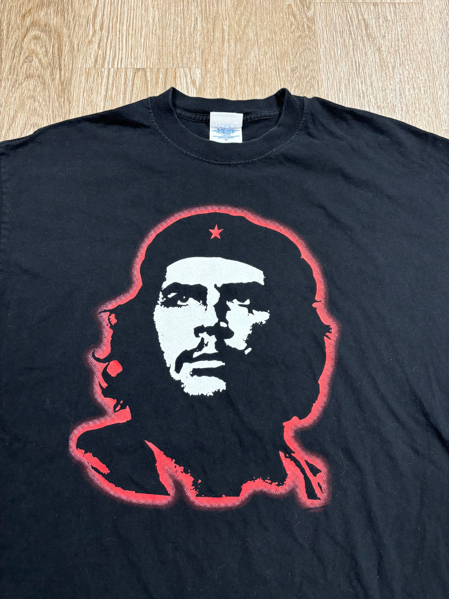 Y2K Che Guevara Faded Black Tee
