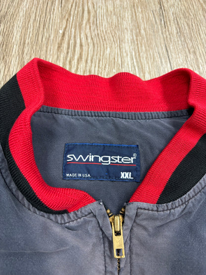 1980s Beautifully Faded Lincoln Electric Varsity Jacket