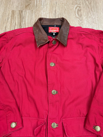 1990s Marlboro Country Store Leather-Collared Chore Coat