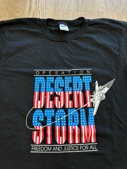 1990 Operation Desert Storm Fighter Jet Tee