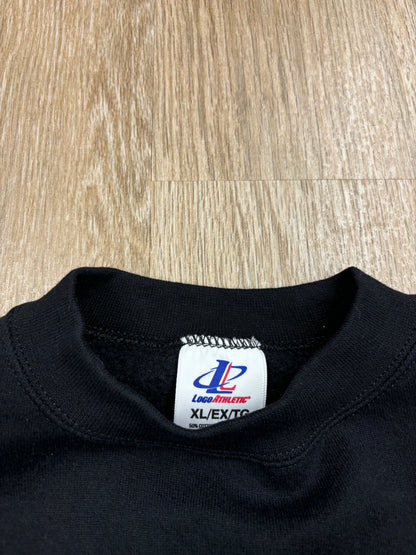 1990s Carolina Panthers Logo Athletic Embroidered Crewneck