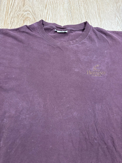 1990s Hennessy Cognac Faded Embroidered Tee