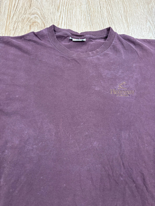 1990s Hennessy Cognac Faded Embroidered Tee