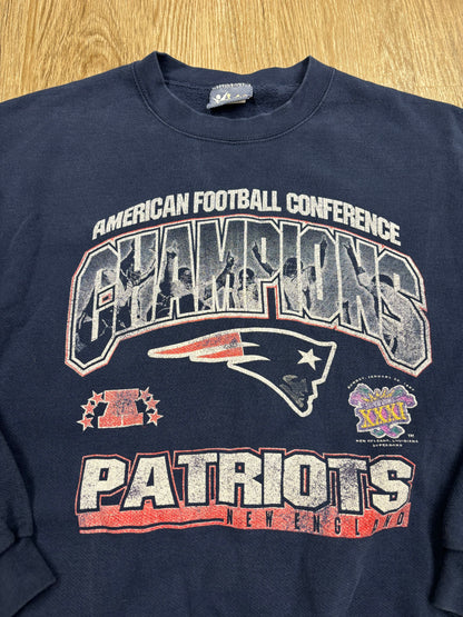 1997 New England Patriots AFC Champs Crewneck