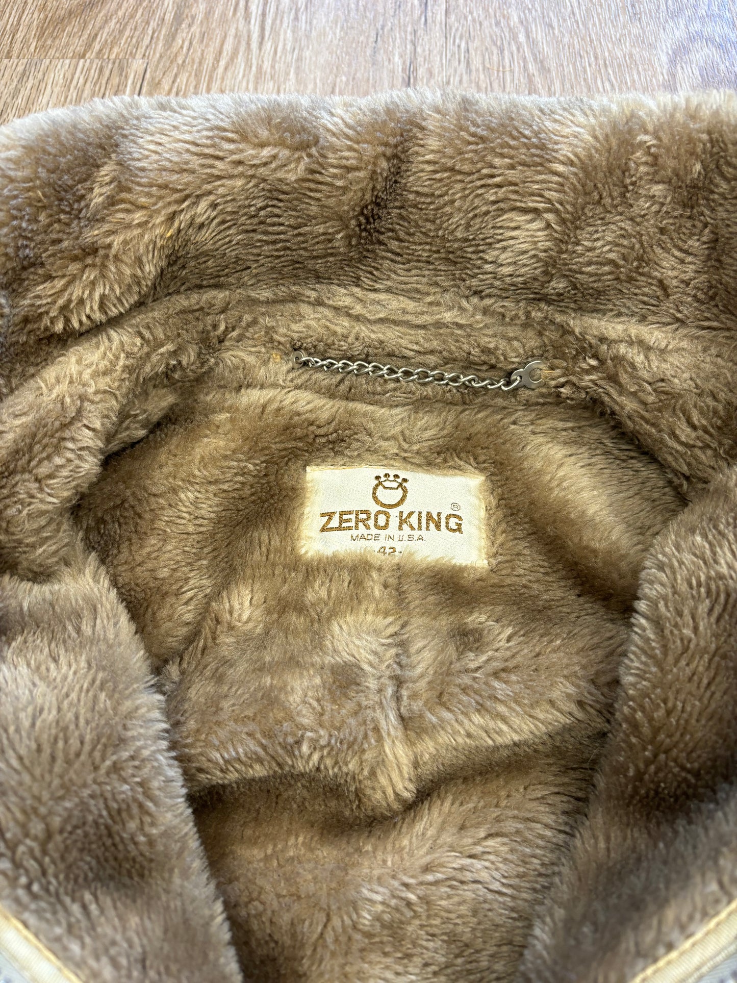 1980s Zero King Faux-Fur Lined Work Jacket