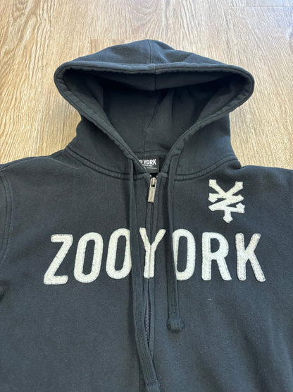 Y2K Zoo York Embroidered Zip-Up Hoodie