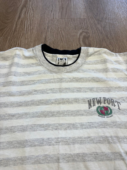 1990s Newport Rhode Island Striped Tee