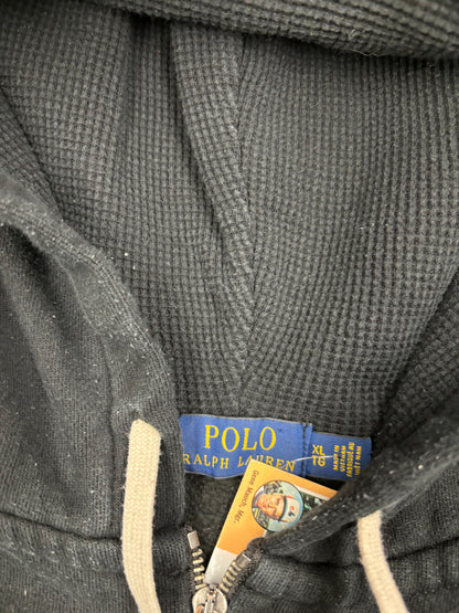 Y2K Polo Ralph Lauren Thermal-Lined Zip-Up Hoodie